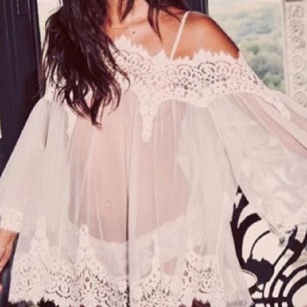 Victoria's Secret Dream Angels Kimono CoverUp Rare Blush Pale Pink Size M